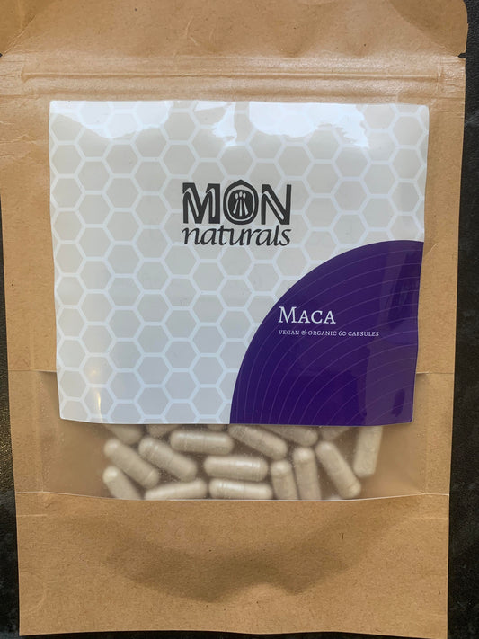 Vegan Organic Maca Powder 60 Capsules