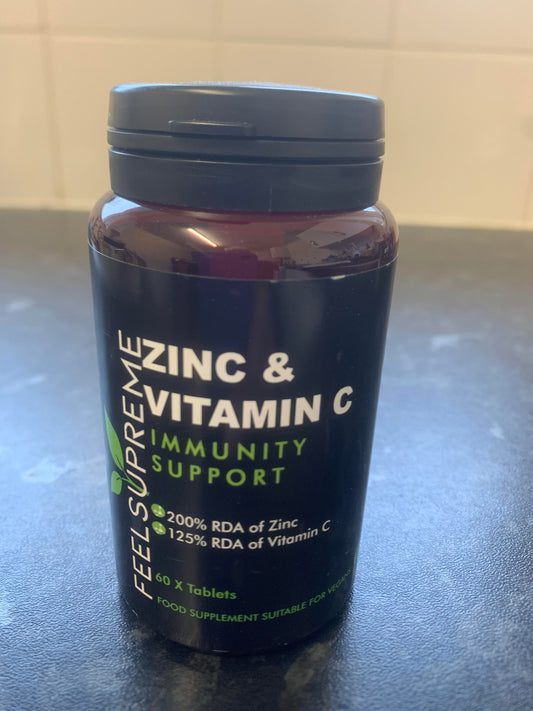 Zinc & Vitamin C Immunity Support Tablets